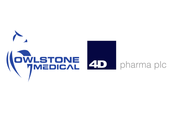 4D Pharma and Owlstone logos