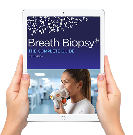 Breath Biopsy: The Complete Guide on a handheld tablet