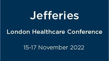 Jefferies London Healthcare Conference 2022