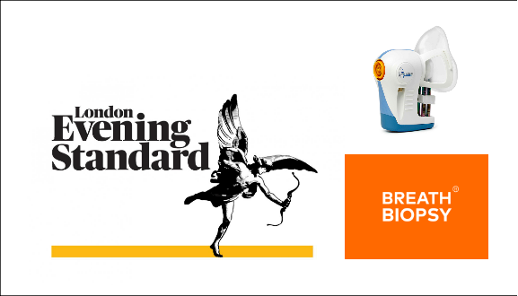 London Evening Standard and Breath Biopsy Icons