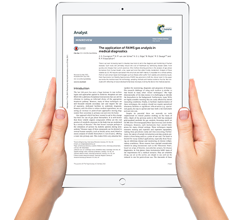 Ipad image with Application of FAIMS in medical diagnosis