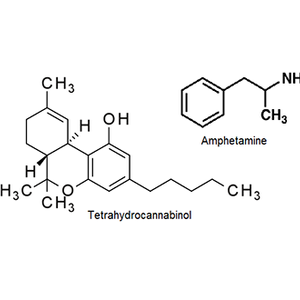 Tetrahydrocannabinol Amphetamine