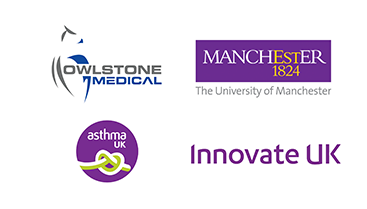 Manchester Owlstone Innovate UK Asthma UK Logo 1
