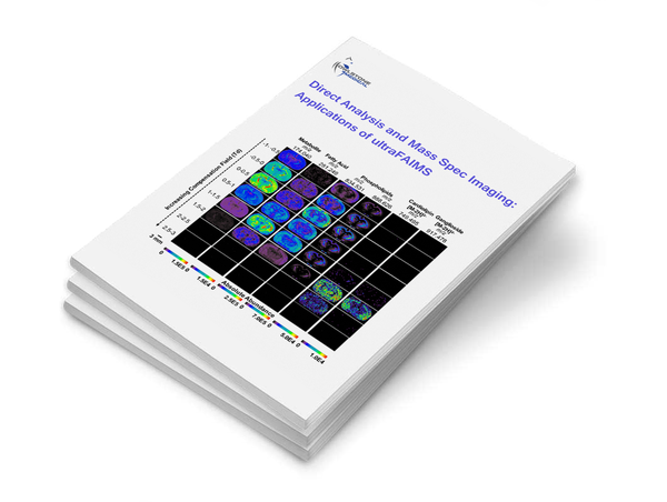 Direct analysis book stack white background