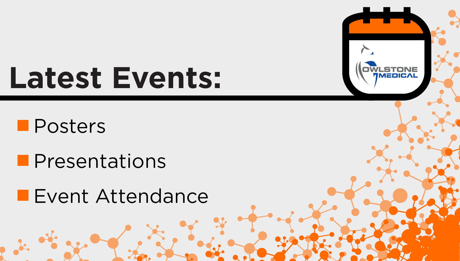 Owlstone Medical Recent and Upcoming Event Attendance