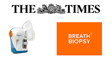 Breath Biopsy and The Times icons