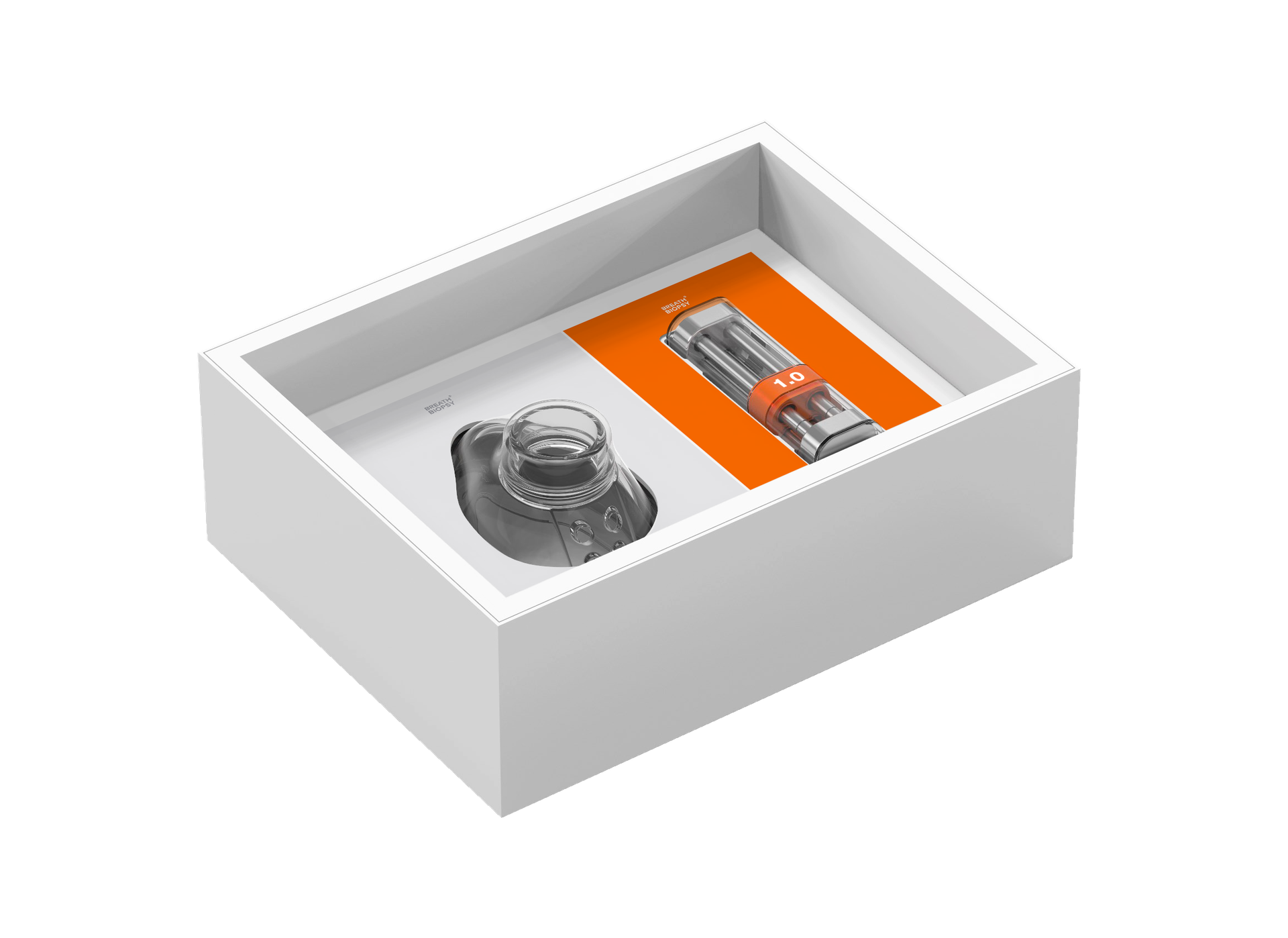 Breath Biopsy ReCIVA kit 1.0 inside view