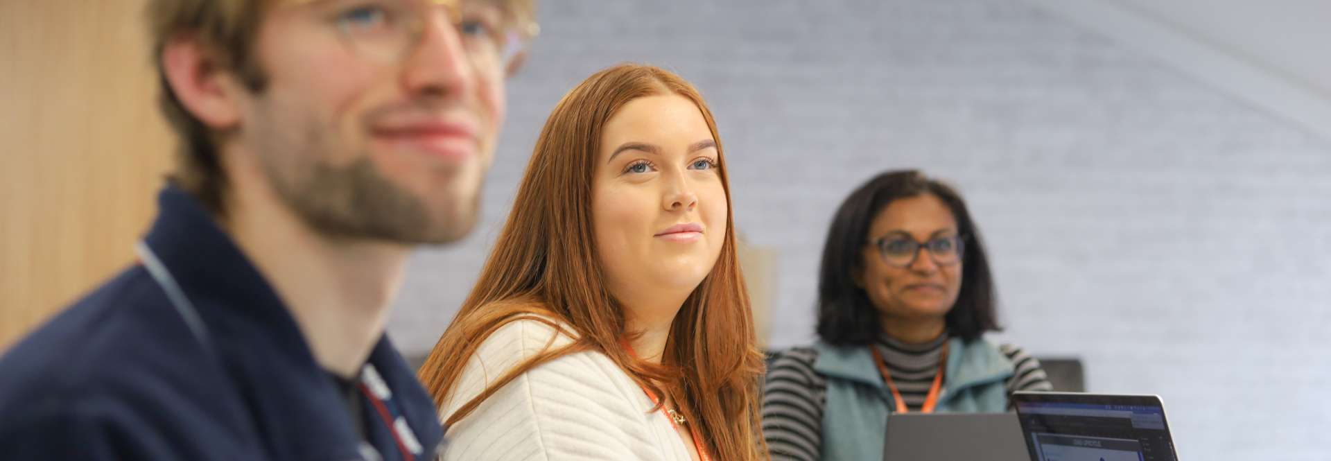 People in a meeting
