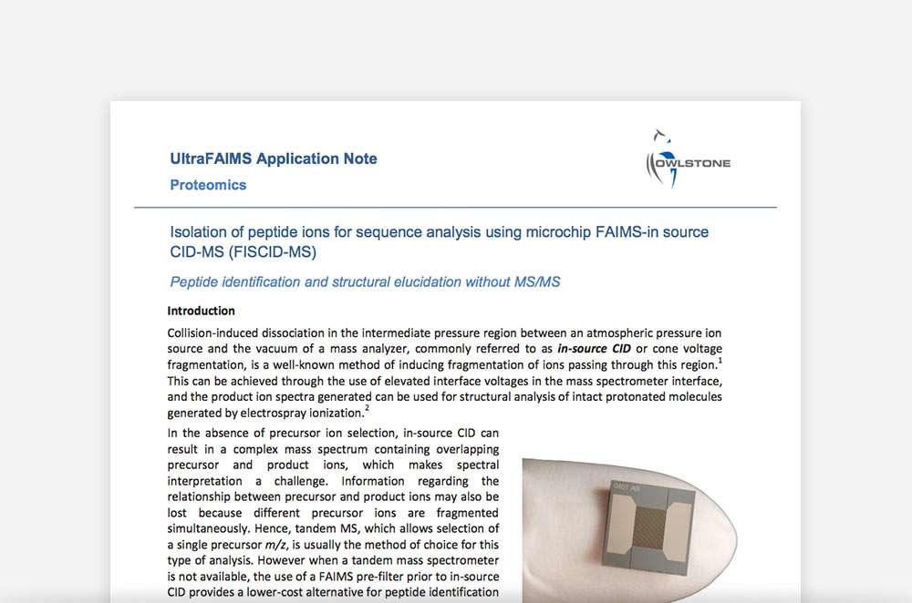 UltraFIAMs application note Owlstone blog