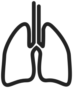 Breath Icon, lungs