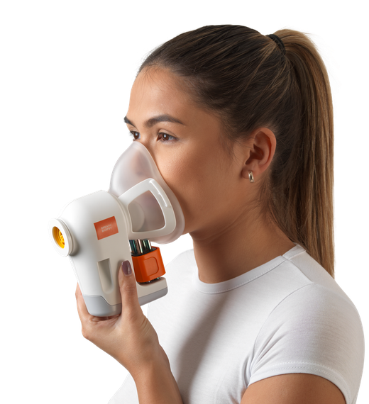 women using ReCIVA breath sampler