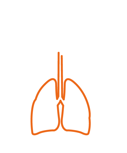 Image of respiratory disease for landing page CTA
