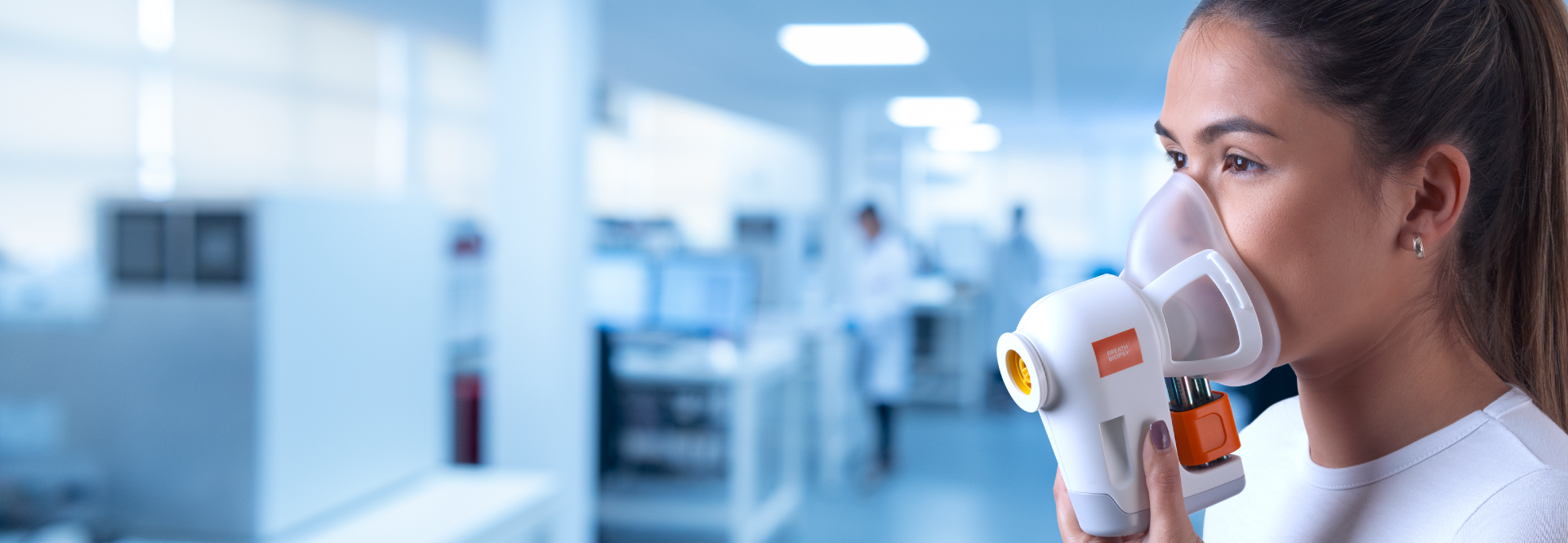 ReCIVA breath sampler in use