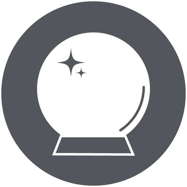 Crystal ball icon