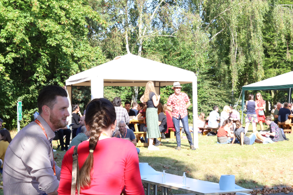 Outdoors at the Summer Party 2021