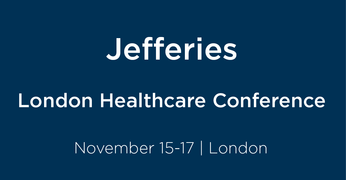 Jefferies London Healthcare Conference