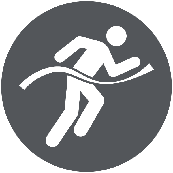 Finishing line icon